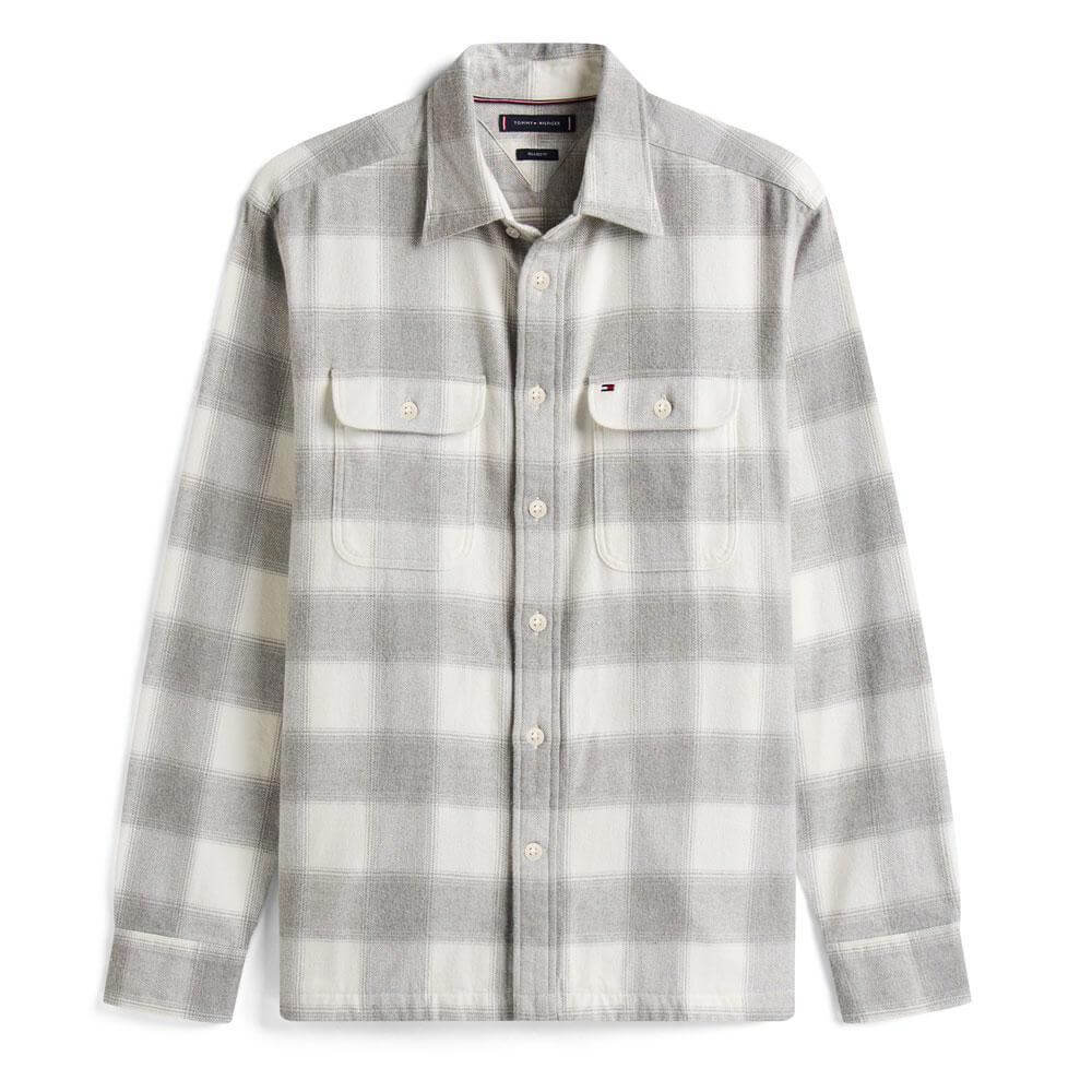 Tommy Hilfiger Relaxed Fit Check Flannel Overshirt